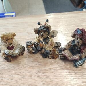 Boyds Bear Figurine Trio